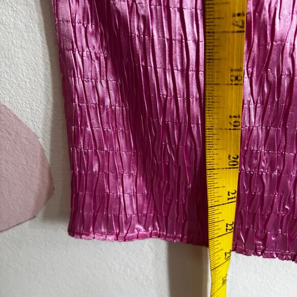 Vintage Pink Popcorn Tank Top, Y2K Coquette Fairycore Soft Girl 2000s Large - Picture 5 of 6